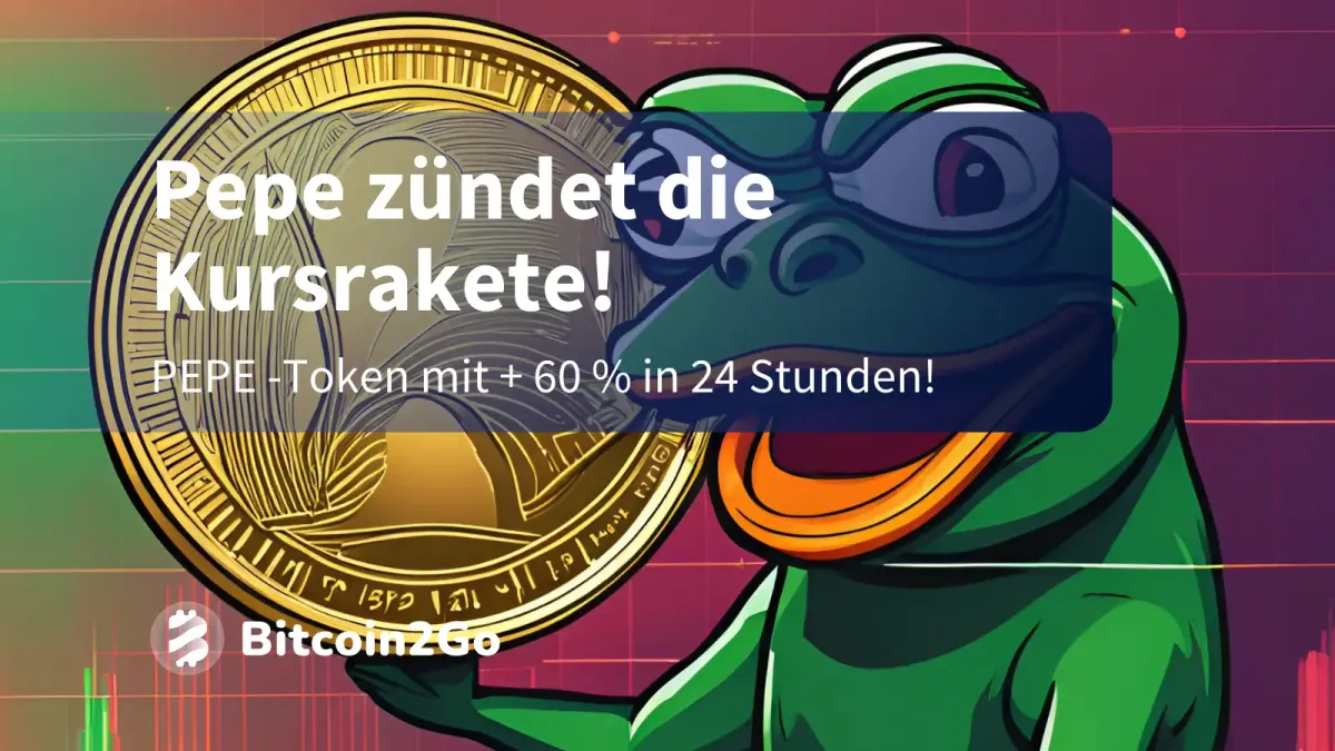 Pepe zündet die Kursrakete - über 100% Anstieg in 7 Tagen