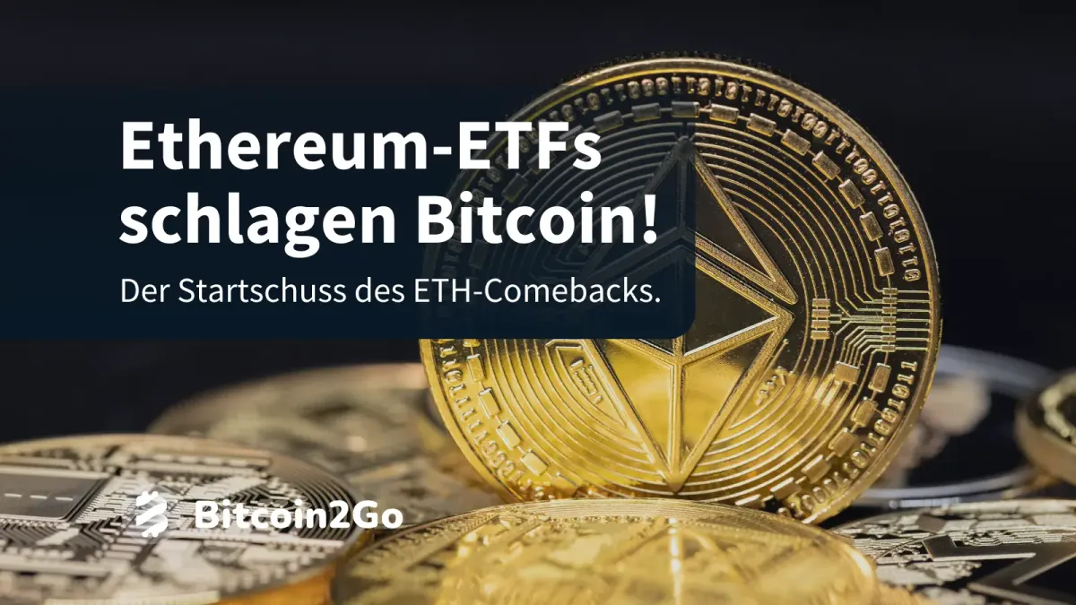 Ethereum-ETFs schlagen Bitcoin inmitten der ETH-Rallye