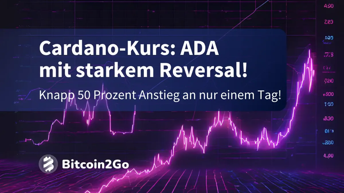 Cardano-Kurs (+50 %): ADA-Korrektur damit abgeschlossen?