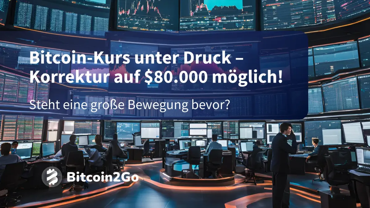 Bitcoin-Kurs droht der Crash auf 80.000 US-Dollar?