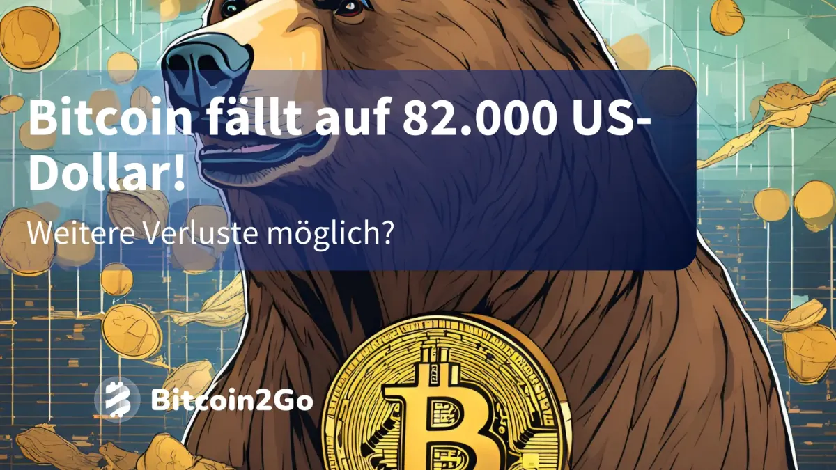 🚨 Bitcoin fällt auf 82k: Trader warnen vor weiterem Kurssturz