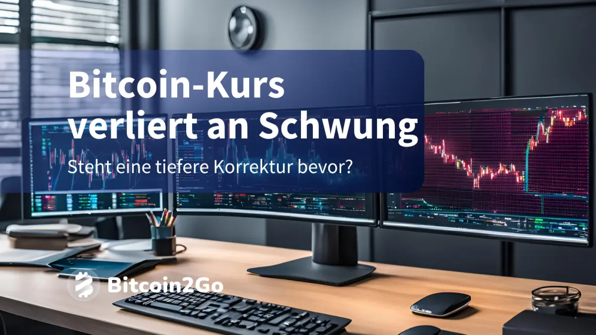 Bitcoin-Kurs zeigt Schwäche – Dynamik flacht weiter ab