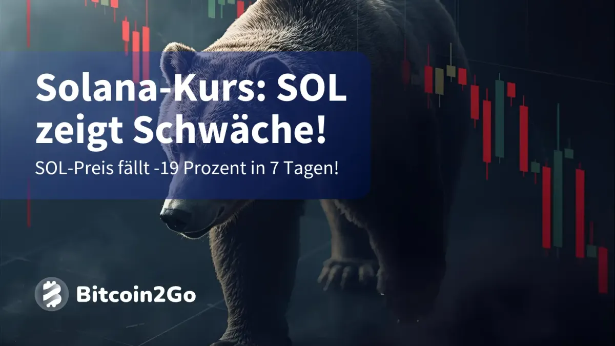 Solana–Kurs: SOL unter Druck! Trendwende möglich?