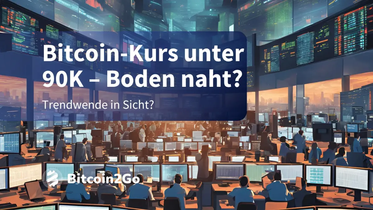 Bitcoin-Kurs fällt unter 90.000 US-Dollar – Boden in Sicht?