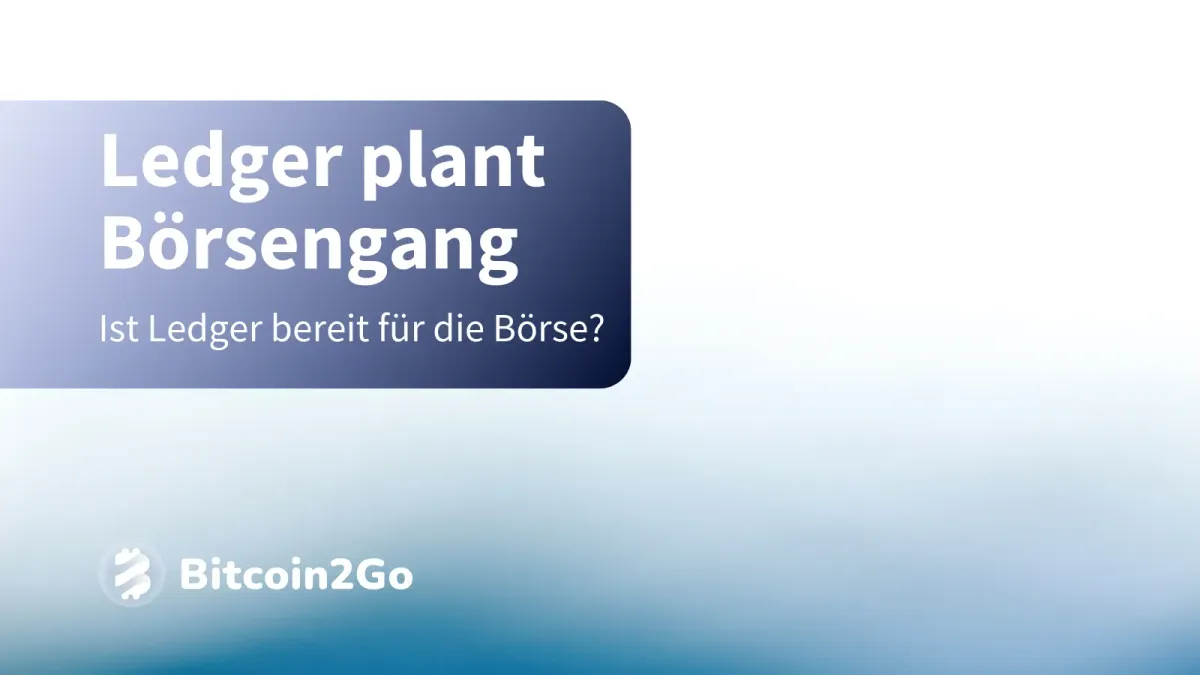 Hardware-Wallet-Riese Ledger will an die Börse