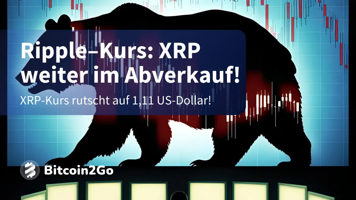 Ripple-Kurs: XRP rutscht auf 1,11 US-Dollar! Kaufchance?
