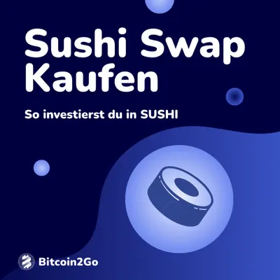 SushiSwap kaufen: PayPal, Kreditkarte und Überweisung