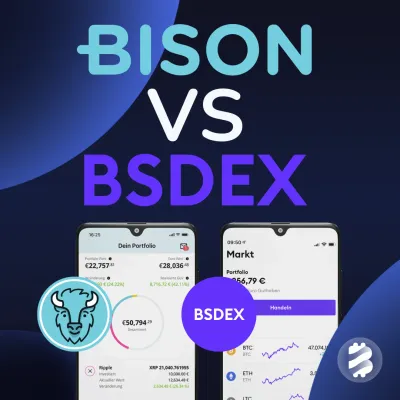 BSDEX vs Bison im Vergleich: Gebühren, Angebot & Support