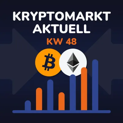 Kryptomarkt aktuell: Chartanalyse zu Bitcoin und Ethereum (KW 48)
