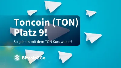 Toncoin (TON) unter den Top 10 Kryptos! So geht's weiter
