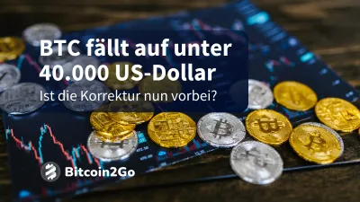 Bitcoin fällt auf 40k USD: Ist die Korrektur jetzt vorbei?