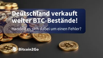 Deutsche Regierung verkauft weitere 1.332 Bitcoin (BTC)
