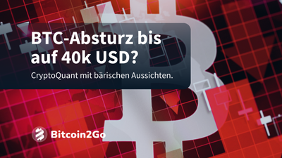 Korrigiert der Bitcoin Kurs auf 40k? - CryptoQuant ist bärisch