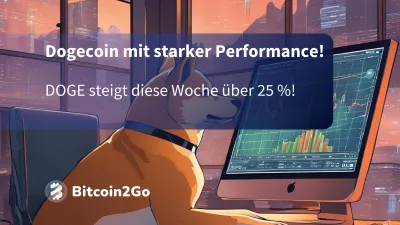 Dogecoin-Kurs steigt +25% diese Woche: Knackt DOGE bald 1 $?