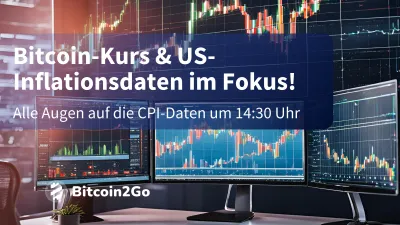 Bitcoin-Kurs fällt! US-Inflation höher als erwartet