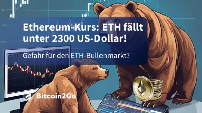 Ethereum-Kurs: ETH fällt stark! Kippt jetzt der Trend?