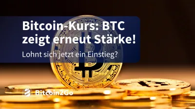 Bitcoin-Kurs: BTC zieht an! Ist die Korrektur vorbei?