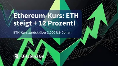 Ethereum-Kurs: ETH springt zurück über 3000 US-Dollar!