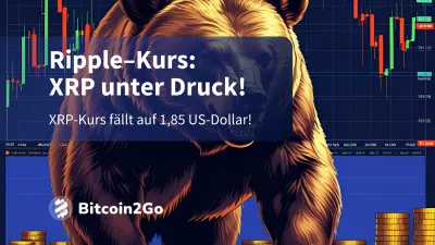 Ripple-Kurs: XRP rutscht auf 1,85 US-Dollar ab