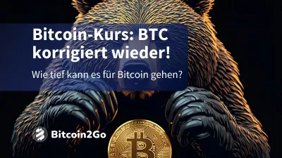 Bitcoin-Kurs: BTC fällt wieder! Wie tief fällt der Kurs?