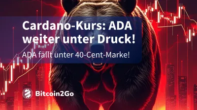 Cardano-Kurs: ADA fällt erneut unter 40 Cent! Wie tief noch?