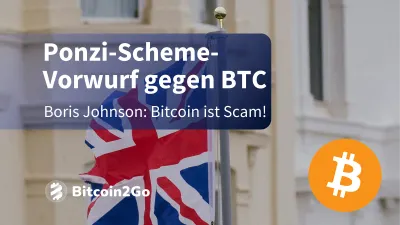 Bitcoin nur ein Scam? Johnson vergleicht BTC mit Ponzi Scheme