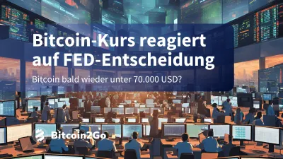 Bitcoin-Kurs reagiert auf FED-Zinsentscheid mit Rücksetzer