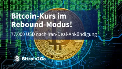 Bitcoin-Kurs erholt sich: Trump kündigt Iran-Abkommen an