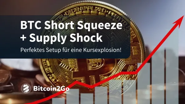 Bitcoin (BTC) steuert auf einen massiven Short Squeeze zu