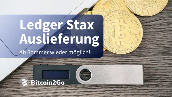 Ledger Stax Hardware Wallet: Bestellungen ab Sommer möglich