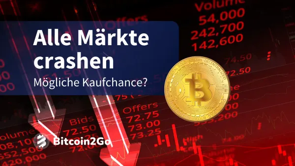 Totales Chaos an den Finanzmärkten: Bitcoin verliert -15%