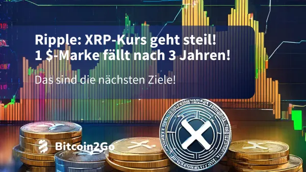 Ripple: XRP-Kurs mit 3-Jahreshoch! 1 $-Marke fällt!