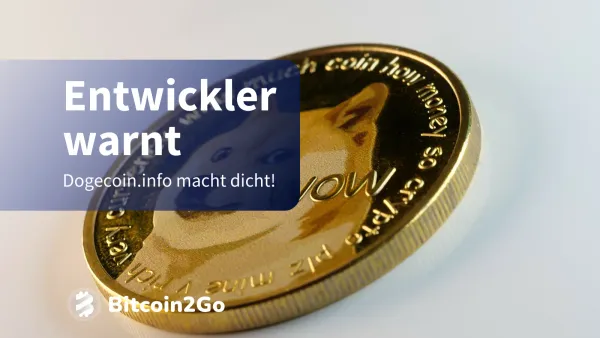 Dogecoin News: Entwickler warnt alle DOGE-Besitzer!