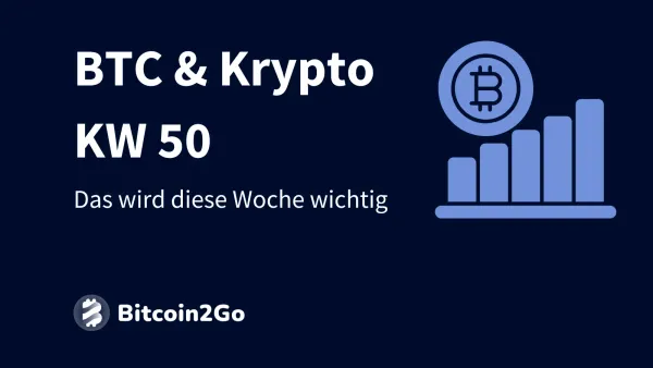 Bitcoin & Krypto: Das wird diese Woche wichtig