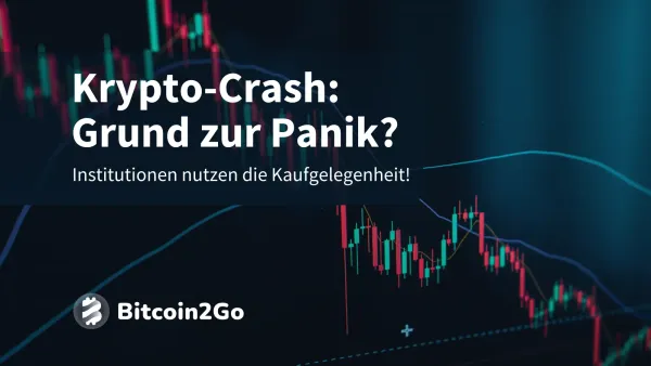 Krypto-Crash: Institutionen kaufen BTC & ETH kräftig nach