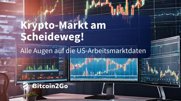 Bitcoin-Kurs weiter unter Druck: US-Arbeitsmarkt zu stark