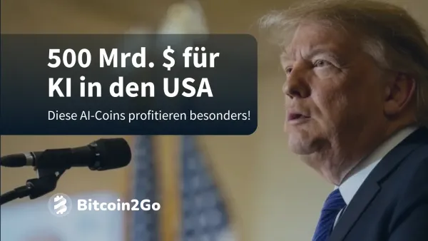 500.000.000.000 $ für KI: Diese AI Coins profitieren