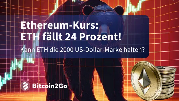 📉 Ethereum-Kurs Crash! Hält ETH die 2.000-USD-Marke?