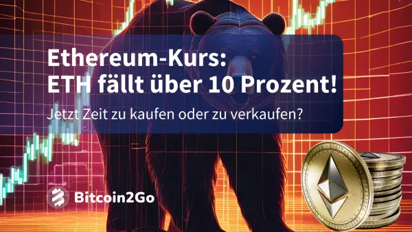 Ethereum-Kurs stürzt auf 2.500 USD ab ETH - Kaufchance?