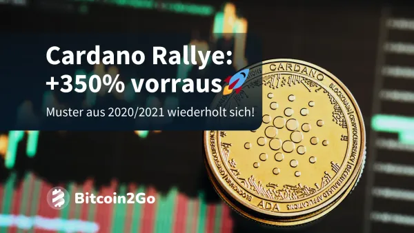 Cardano Rallye (+350%), wenn sich dieses Pattern wiederholt