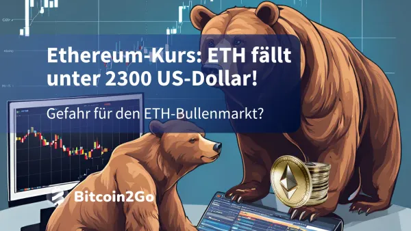 Ethereum-Kurs: ETH fällt stark! Kippt jetzt der Trend?