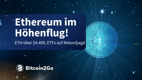Ethereum-Kurs steigt auf 4.450 USD, US-Inflation unverändert