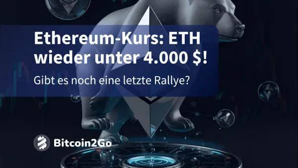 Ethereum-Kurs: ETH wackelt! Endet hier die Rallye?