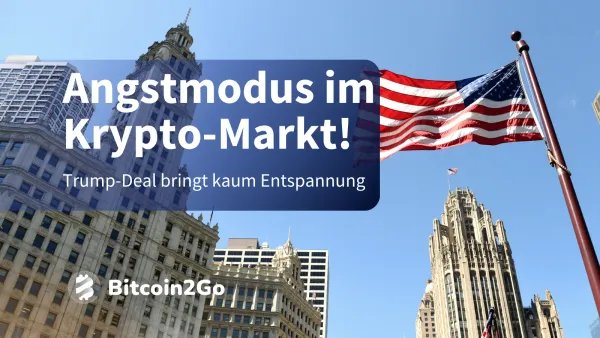 Krypto-Markt im Fear-Modus – trotz Trump-Handelsdeal mit China