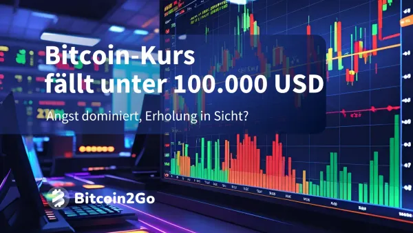 Bitcoin-Kurs kämpft um 100.000 US-Dollar-Marke