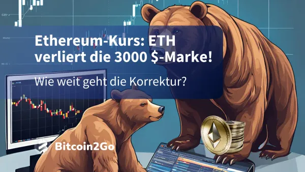 Ethereum-Kurs: ETH bricht 3000 US-Dollar! Warnsignal?