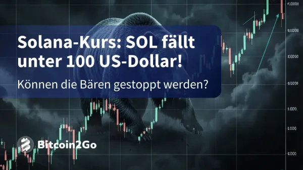 Solana–Kurs: SOL fällt unter 100 US-Dollar! Bären am Ziel?
