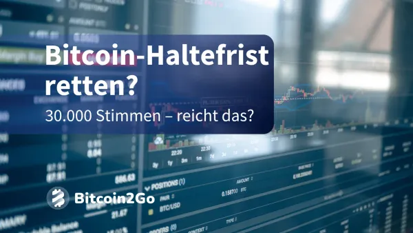 Bitcoin-Haltefrist: 30.000 Stimmen setzen erstes Zeichen